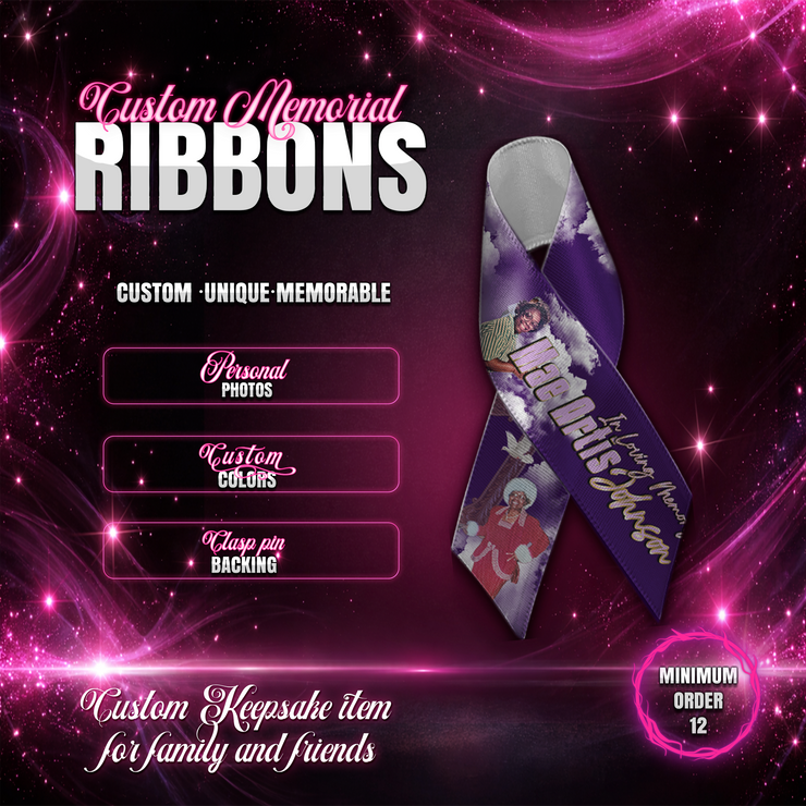 Vustom Printed Ribbon Custom Personalized Ribbons – LadyFace Printing