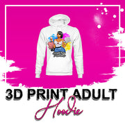 Adult 3D Print Hoodie