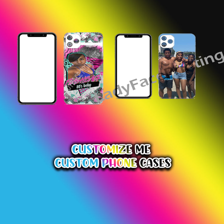 Custom/Personalized Phone Case Rubber Shock Proof Iphone & Galaxy