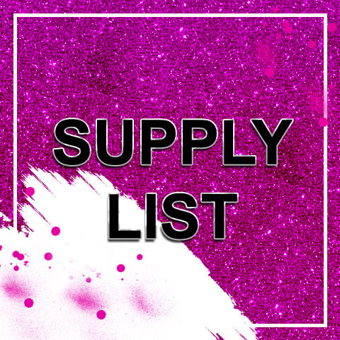T-Shirt Business Supply List